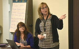 Pam Fisher (right) and Tammy Summers are leading the charge for Laura’s Law for the Department of Behavioral Wellness.