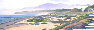 Hank Pitcher's sketch for Goleta Valley Cottage Hospital