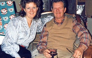 Ilene McNamara Miele and her father, Jack McNamara, in 1986