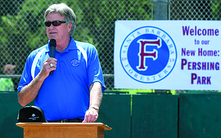 Bill Pintard will send the Foresters out on the diamond at Pershing Park next month.