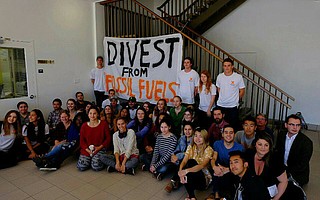 After a three-day sit-in, UC Santa Barbara students convince Chancellor Henry Yang to advocate for UC divestment from fossil fuels.