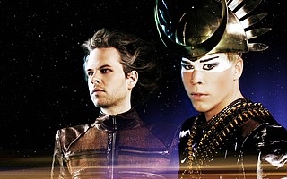Empire of the Sun’s Nick Littlemore (left) and Luke Steele