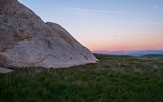 A view from the western end of Carrizo Plain