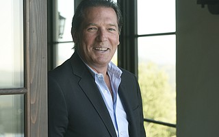 Eric G. Phillips at his Montecito home.