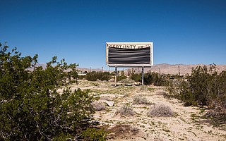 NO DOUBT: Matthew Straka’s photos of signs leave a lot to the viewer’s imagination.