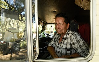 RV owner Jim Two Poneys worried he might get squeezed out of town.