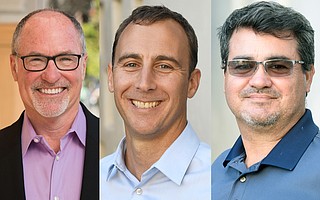 Gregg Hart (left), Jack Ucciferri (center), and Aaron Solis (right)