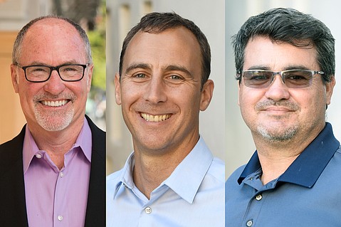 Gregg Hart (left), Jack Ucciferri (center), and Aaron Solis (right)