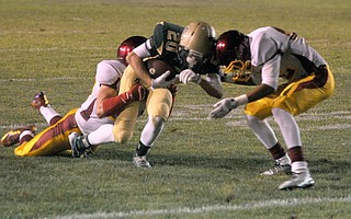 Making the game safer has become a priority for football officials. Helmet-to-helmet contact is dangerous and against the rules. The Oxnard player who lowered his head against Santa Barbara High’s Christopher Jellison in 2014 cost his team a 15-yard penalty.