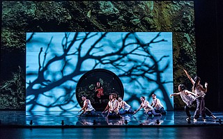 ODC co–artistic directors Brenda Way and KT Nelson found inspiration for boulders and bones from landscape artist Andy Goldsworthy’s work.