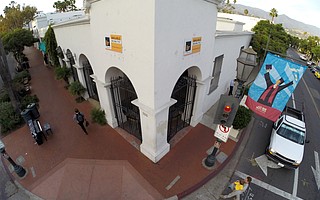 Owned by a Beverly Hills mogul, this long-vacant building at the corner of State and Ortega streets could soon be the home of a new 7-Eleven, much to the consternation of downtown business interests.