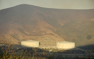 Exxon Mobil's Las Flores Facility, as seen during 2016's Sherpa Fire