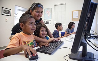 Students and families living at 40 homesites developed by Peoples' Self-Help Housing will have free internet connections.