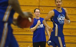 After six years on the Arizona basketball staff, Joe Pasternack is the energetic new head coach at UCSB.