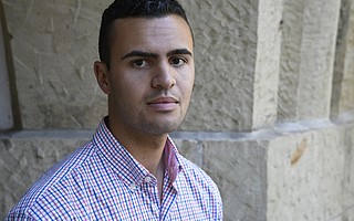 Ethan Bertrand, board president of the Isla Vista Community Services District, faced verbal abuse and slurs at the hands of Gelb last year.