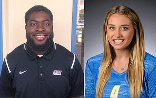 Manny Nwosu (left) and Lindsey Ruddins (right)