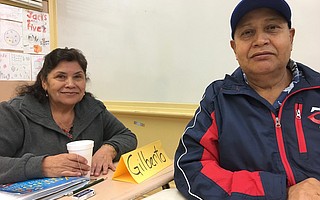 María del Rosario Aguayo and her husband, Juan Aguilera, attended citizenship classes for two years before taking and passing the civics test on November 13 in Los Angeles. The couple has been living and working in Goleta for more than 25 years.