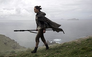 Daisy Ridley reprises her role as Rey in writer/director Rian Johnson’s follow-up to 2015’s
The Force Awakens.