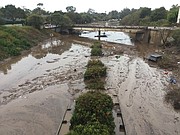 Massive mudslides on Montecito caused by the first winter storm in the burn area of the Thomas Fire (Jan. 9, 2018)