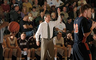 MR. 500: John Moore is going strong in his 25th season as men’s basketball coach at Westmont College.