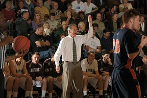 MR. 500: John Moore is going strong in his 25th season as men’s basketball coach at Westmont College.