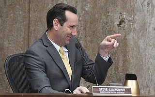 Supervisor Steve Lavagnino exulted after the board agreed to a menu of cannabis taxes expected to generate $20 million to $40 million.