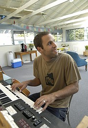 After living in Isla Vista as a UCSB student and then briefly on Santa Barbara’s Eastside, Jack Johnson moved into an apartment in Montecito, seen here in 2002.