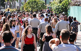Foot Patrol officers patrol Deltopia 2018
