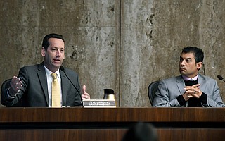 Supervisors Steve Lavagnino (left) and Das Williams