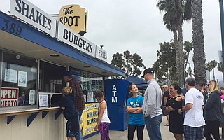 The Spot regularly attracts a crazy queue on lower Linden Avenue in Carpinteria.
