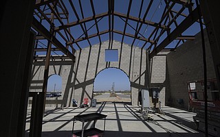 The lobby of the Santa Barbara North County Jail currently under construction