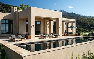 When he’s not designing custom homes, such as this Montecito modern, architect Tom Meaney enjoys the beauty of fine art.