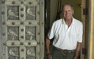 Tab Hunter at his home in 2015