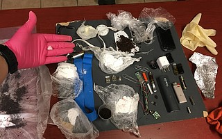 Contraband recovered from Sulit-Swalley