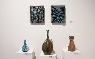 Ceramic artists James and Linda Haggerty ask us to take another look at the mud and ash distributed by January’s debris flow