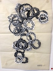 Hugh Margerum has received dozens of black envelopes addressed in white ink from Mark Raymond Collins.