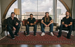 Reggae-rock band Rebelution formed nearly 15 years ago in Isla Vista. On September 9, the homegrown group will headline the Bowl. Pictured: Marley D. Williams (left), Eric Rachmany, Rory Carey, and Wesley Finley.