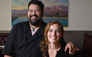 Live Oak’s proud owners, Mark Dela Cruz and Molly Holveck