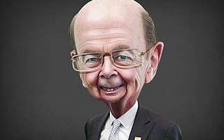 Wilbur Ross Caricature