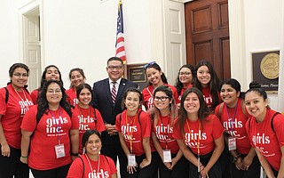 Girls Inc. meets with Rep. Salud Carbajal in Washington