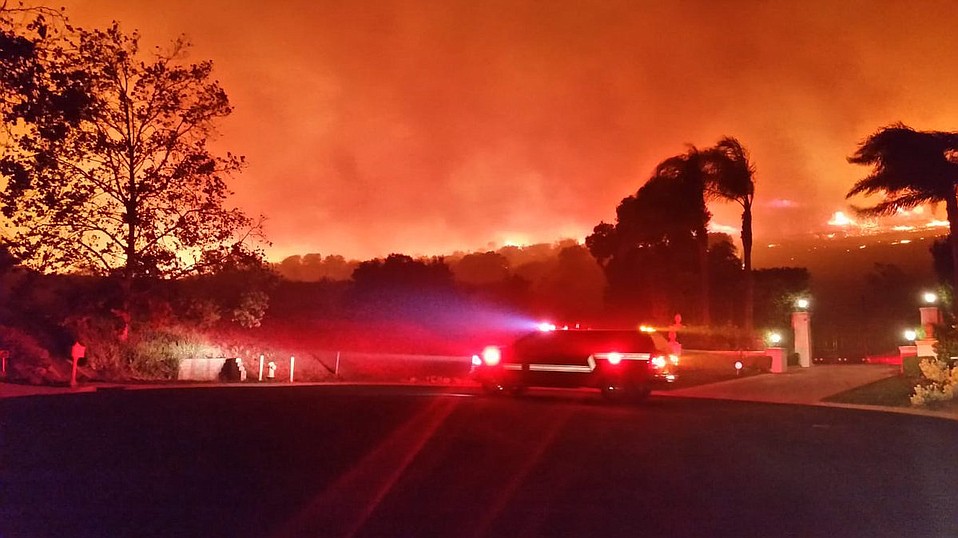 Highway 101 Southbound Fires Update