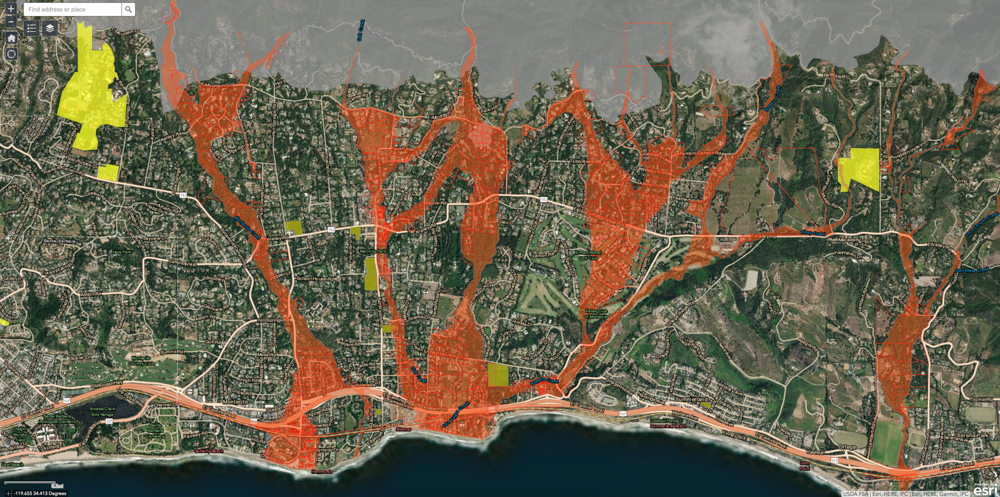 County Arms Residents with New Debris-Flow Hazard Map