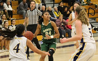 Caia Trimble finished with eleven points and four steals.