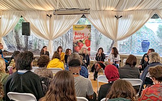 Conversations with filmmakers (from left) Paz Leon, Lis Bartlett, Eva Spreitzhofer, Patricia Rozema,
and Danielle Ryan