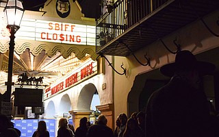 Big crowds turn out for the closing night film, Spoons, at the 34th Santa Barbara International Film Festival