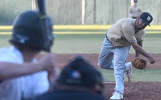 Dos Pueblos pitcher Nico Martinez (above) had a strong outing in the Chargers’ 4-3 victory.