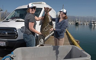 Get Hooked’s Victoria Voss (left) and Kim Selkoe deliver sustainable seafood to Santa Barbara.
