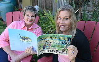 This new children’s book from S.B-based author and former Olympic athlete Avalon Jenkins (left) and her illustrator wife, Genevieve Mahoney, is based on Jenkins’s experiences raising her family in a motor home on a homeless encampment.